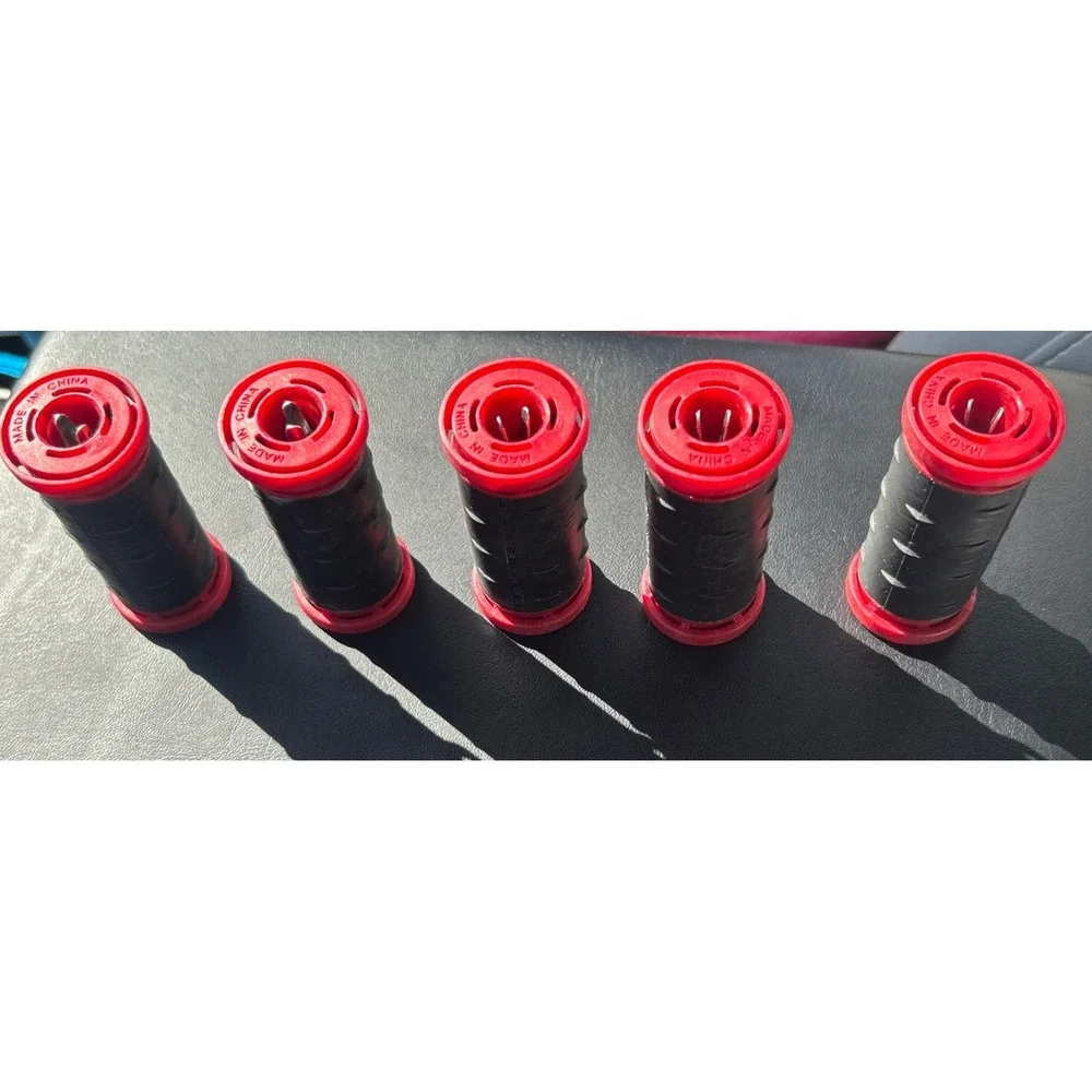 Remington H-1015 Hot Rollers Curlers Travel Set 10 Red Black Compact ☆TESTED HOT